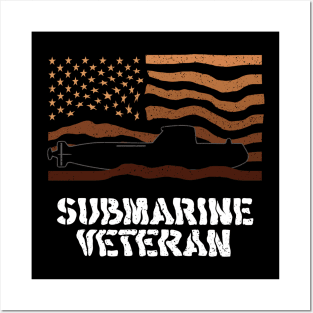 Submarine veteran USA American hero veterans day Posters and Art